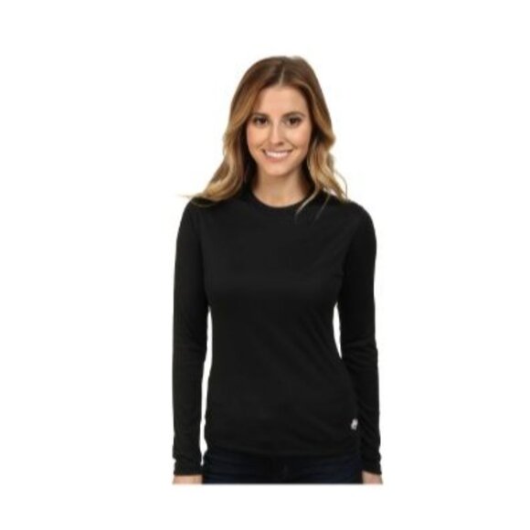 Women's Hot Chillys Peach Skins Solid Long Sleeve Base Layer Extra Small - Picture 1 of 5